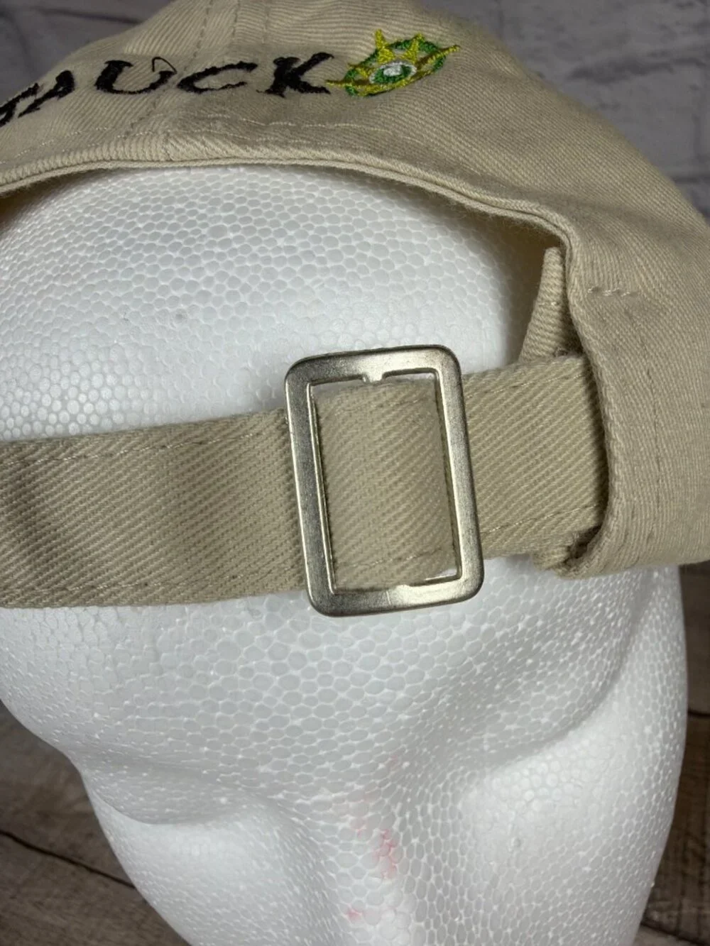 Tauck 100th Anniversary Baseball Cap Bayside Made USA Beige Cotton Travel Hat OS